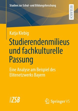 Cover image: Studierendenmilieus und fachkulturelle Passung 9783658342708