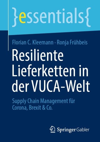 Titelbild: Resiliente Lieferketten in der VUCA-Welt 9783658343361