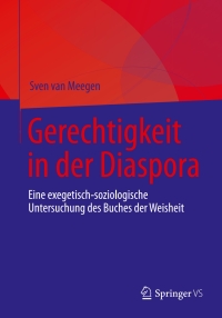 Cover image: Gerechtigkeit in der Diaspora 9783658343408