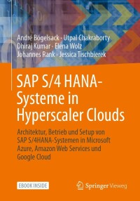 Immagine di copertina: SAP S/4 HANA-Systeme in Hyperscaler Clouds 9783658344740