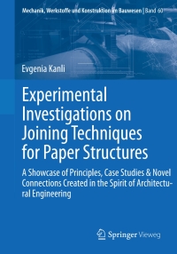 Imagen de portada: Experimental Investigations on Joining Techniques for Paper Structures 9783658345006