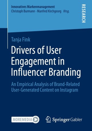 Omslagafbeelding: Drivers of User Engagement in Influencer Branding 9783658346508