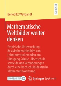 Cover image: Mathematische Weltbilder weiter denken 9783658346614