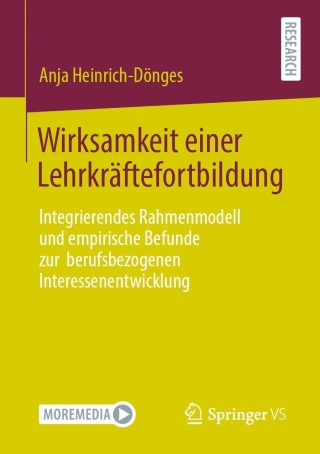Cover image: Wirksamkeit einer Lehrkräftefortbildung 9783658347321