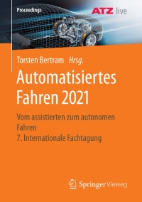 Immagine di copertina: Automatisiertes Fahren 2021 9783658347536