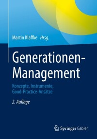 Cover image: Generationen-Management 2nd edition 9783658347864
