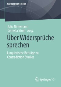 Imagen de portada: Über Widersprüche sprechen 9783658348038