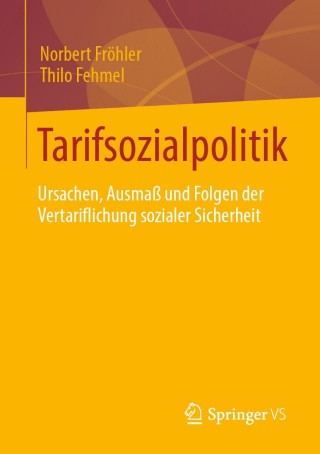 Imagen de portada: Tarifsozialpolitik 9783658348052