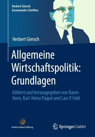 Titelbild: Allgemeine Wirtschaftspolitik: Grundlagen 9783658348281