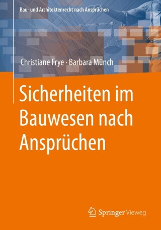 Imagen de portada: Sicherheiten im Bauwesen nach Ansprüchen 9783658348601