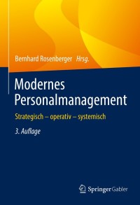 表紙画像: Modernes Personalmanagement 3rd edition 9783658348755