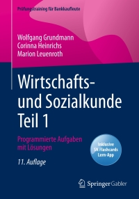 Cover image: Wirtschafts- und Sozialkunde Teil 1 11th edition 9783658349462