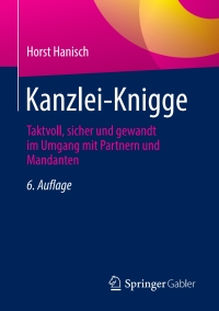 Cover image: Kanzlei-Knigge 6th edition 9783658350192