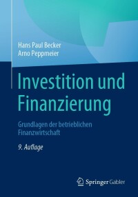 Imagen de portada: Investition und Finanzierung 9th edition 9783658350567