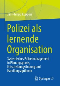 Imagen de portada: Polizei als lernende Organisation 9783658351304