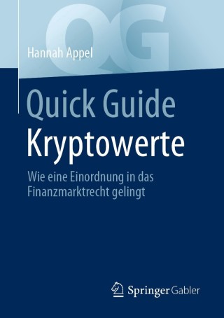 Cover image: Quick Guide Kryptowerte 9783658351526