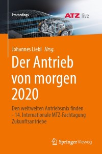 Cover image: Der Antrieb von morgen 2020 9783658352936