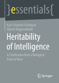 Cover image: Heritability of Intelligence 9783658353209