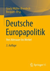 Cover image: Deutsche Europapolitik 3rd edition 9783658353391