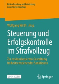 Imagen de portada: Steuerung und Erfolgskontrolle im Strafvollzug 9783658356194
