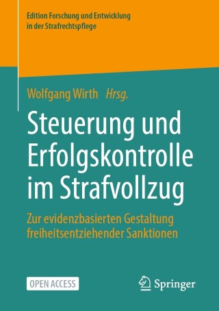 Cover image: Steuerung und Erfolgskontrolle im Strafvollzug 9783658356194