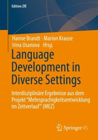 Cover image: Language Development in Diverse Settings 9783658356491