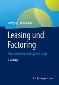 Immagine di copertina: Leasing und Factoring 3rd edition 9783658356613