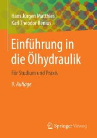 Imagen de portada: Einführung in die Ölhydraulik 9th edition 9783658356729