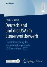 Cover image: Deutschland und die USA im Steuerwettbewerb 9783658359416