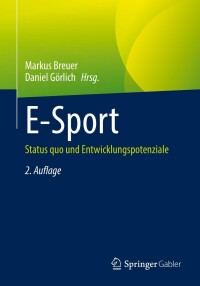 Cover image: E-Sport 2nd edition 9783658360788