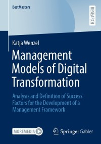 Cover image: Management Models of Digital Transformation 9783658361570