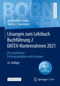 Imagen de portada: Lösungen zum Lehrbuch Buchführung 2 DATEV-Kontenrahmen 2021 33rd edition 9783658361723