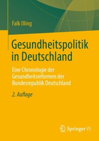 Cover image: Gesundheitspolitik in Deutschland 2nd edition 9783658363154