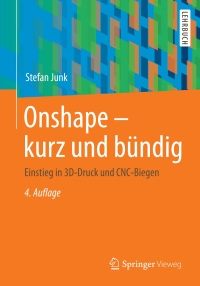Cover image: Onshape - kurz und bündig 4th edition 9783658363468