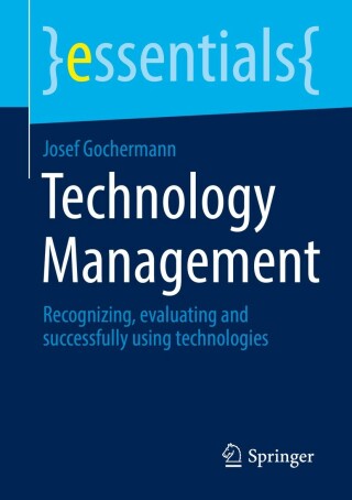 Cover image: Technology Management 9783658363543