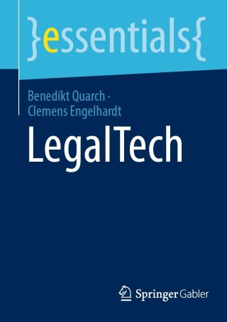Cover image: LegalTech 9783658363598