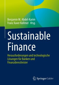 Imagen de portada: Sustainable Finance 9783658363888