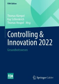 Cover image: Controlling & Innovation 2022 9783658364830