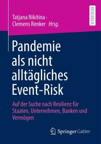 Imagen de portada: Pandemie als nicht alltägliches Event-Risk 9783658365035