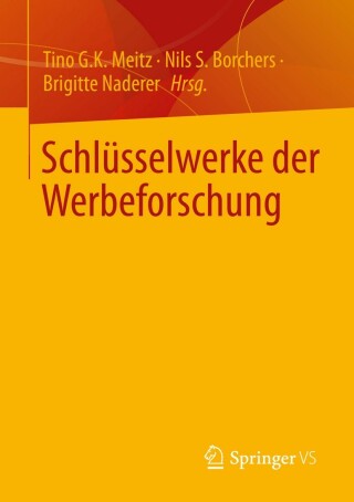 Cover image: Schlüsselwerke der Werbeforschung 9783658365073
