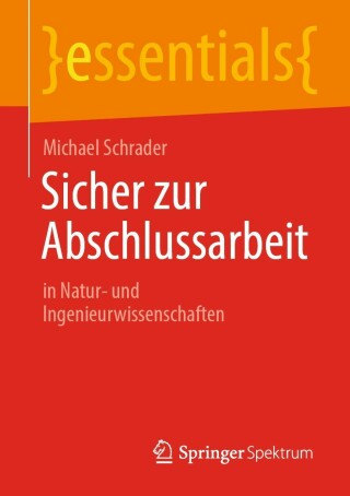 Cover image: Sicher zur Abschlussarbeit 9783658365431