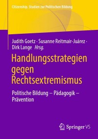 Cover image: Handlungsstrategien gegen Rechtsextremismus 9783658365882