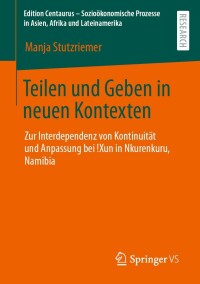 Cover image: Teilen und Geben in neuen Kontexten 9783658366469