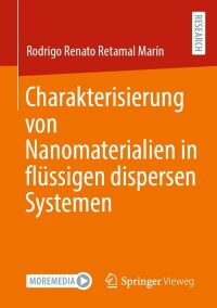 Cover image: Charakterisierung von Nanomaterialien in flüssigen dispersen Systemen 9783658366483