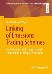 Immagine di copertina: Linking of Emissions Trading Schemes 9783658366667