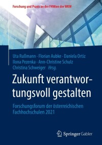 Cover image: Zukunft verantwortungsvoll gestalten 9783658368609