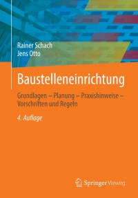 Imagen de portada: Baustelleneinrichtung 4th edition 9783658368708