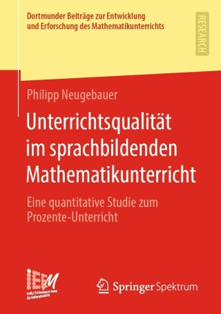 صورة الغلاف: Unterrichtsqualität im sprachbildenden Mathematikunterricht 9783658368982