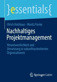 Cover image: Nachhaltiges Projektmanagement 9783658370305