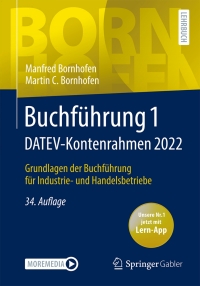 Imagen de portada: Buchführung 1 DATEV-Kontenrahmen 2022 34th edition 9783658371050